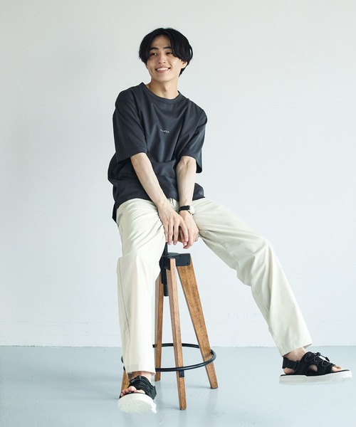 GLOBAL WORK tシャツ リッチクリーンTシャツ/プリント/半袖