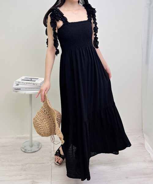 INGNI（イング） ワンピース ポコポコシャーリングワンピース