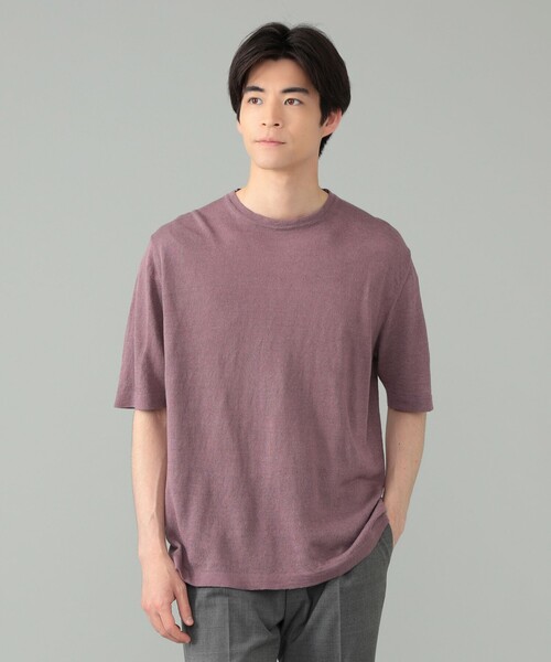 MOLTEMANI グレー クルーネックニットTシャツ 新品未使用　値下げ 楽天市場】【スーパーSALE 10%OFF】[ ニット セーター