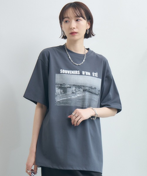tシャツ ESPEYRAC　バックロゴフォトＴシャツ レディース