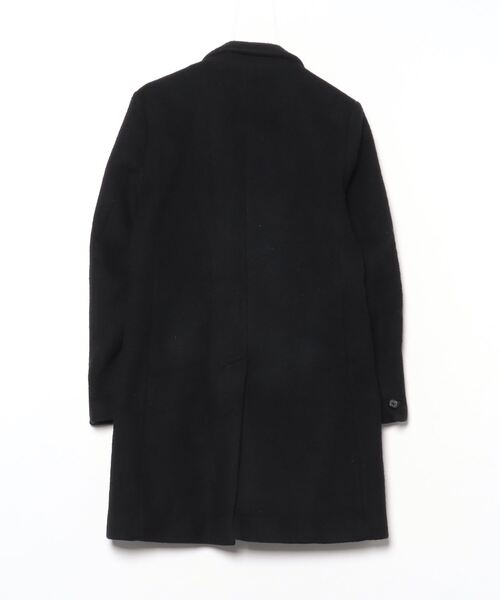STUDIOUS（ステュディオス） チェスターコート 2 ブラック メンズ