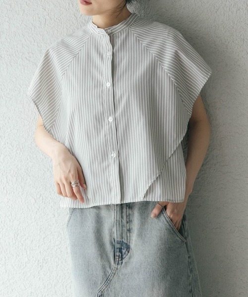 【美品】 イエナ 麻ストライプシャツ 近年モデル シャツ ブラウス ストライプ 楽天市場】ストライプシャツ（ブランドイエナ）（レディース