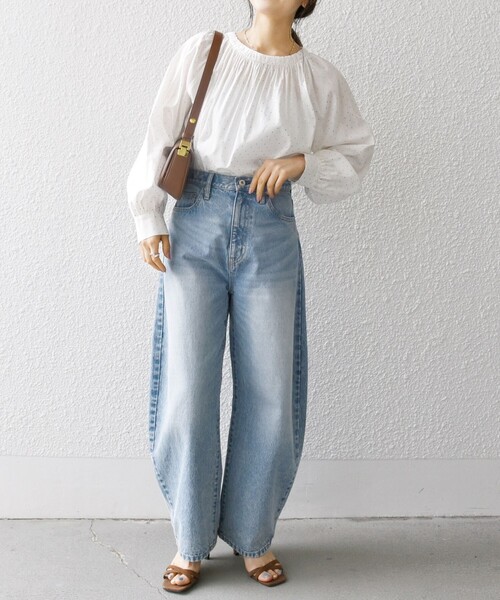 「SHIPS」 長袖ブラウス ONE SIZE チャコールグレー レディース SHIPS any 「SHIPS any」 長袖ブラウス ONE SIZE