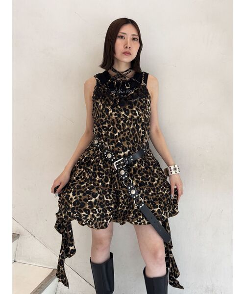 jouetie❤️ドレープフリルカットワンピース❤️迷彩柄 jouetie ワンピース ドレープフリルカットミニワンピース 迷彩