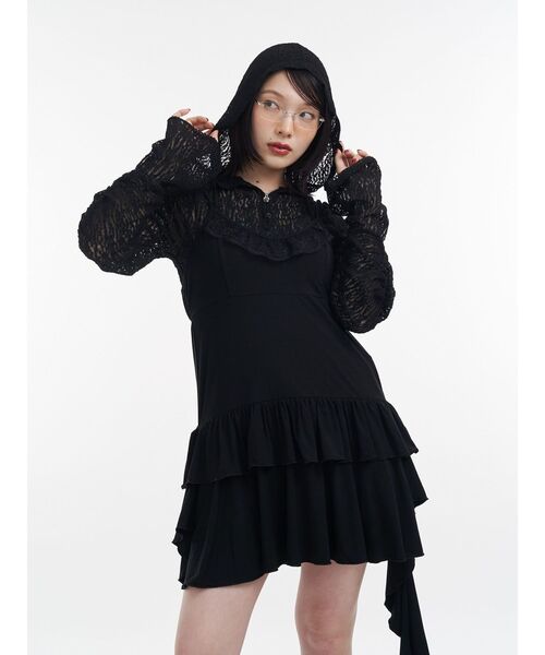 jouetie❤️ドレープフリルカットワンピース❤️迷彩柄 jouetie❤️ドレープフリルカットワンピース❤️迷彩柄 - メルカリ