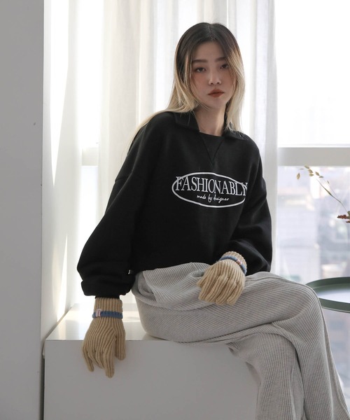 「UNE MANSION」 手袋 ONE SIZE ブルー レディース_画像8