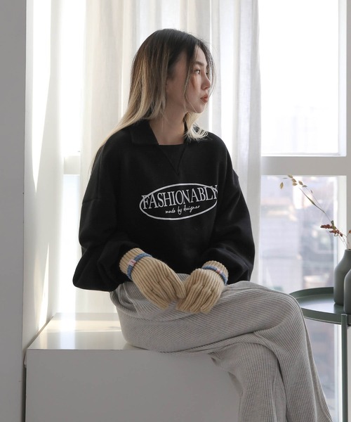 「UNE MANSION」 手袋 ONE SIZE ブルー レディース_画像9