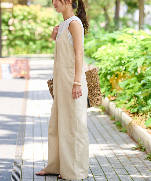 JOURNAL STANDARD relume タンクトップ付きキャミサロペット WEB限定追加3》タンクトップ付きキャミサロペット(506126064
