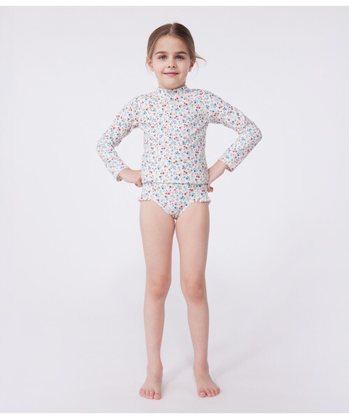 PETIT BATEAU（プチバトー） 水着 ラッシュガード キッズ 子供 