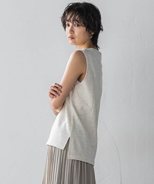 レオパードプリントノースリーブプルオーバー≪洗濯機で洗える≫ MAYSON GREY tシャツ レオパードプリントノースリーブプル