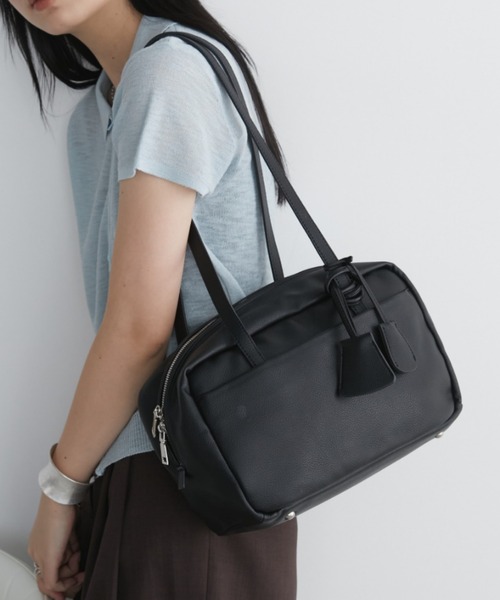 Aunt Marie's（アントマリーズ） ボストンバッグ フェイクレザーアウト