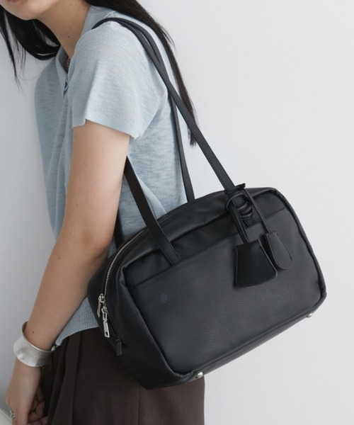 Aunt Marie's（アントマリーズ） ボストンバッグ フェイクレザーアウト