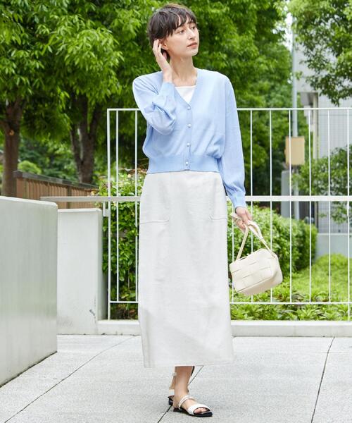 alice+olivia◆カーディガン(薄手)/XS/コットン/ホワイト/白/パールボタン/リップカーディガン/レディース/ ウォッシャブルパールボタンニットカーディガン [C6798