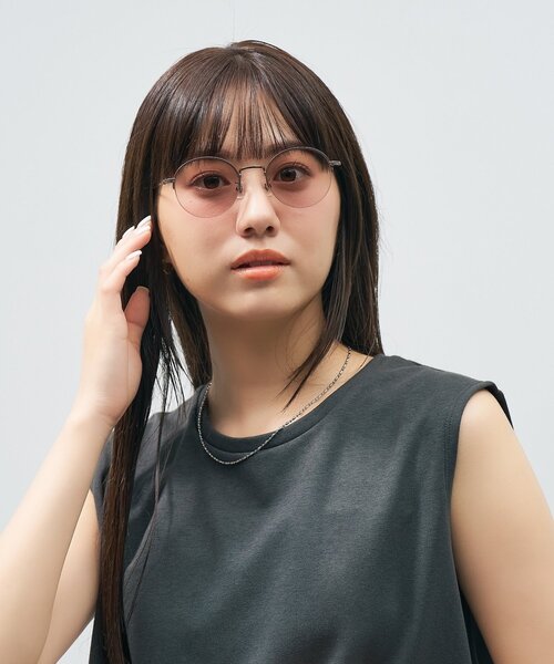 サングラス 「WEB限定」Zoff｜UNITED ARROWS オーバル型 調光 サングラス｜紫外線でレンズの色が変わる｜ユナイテッドアローズ｜チタン | UNITED ARROWS | 14