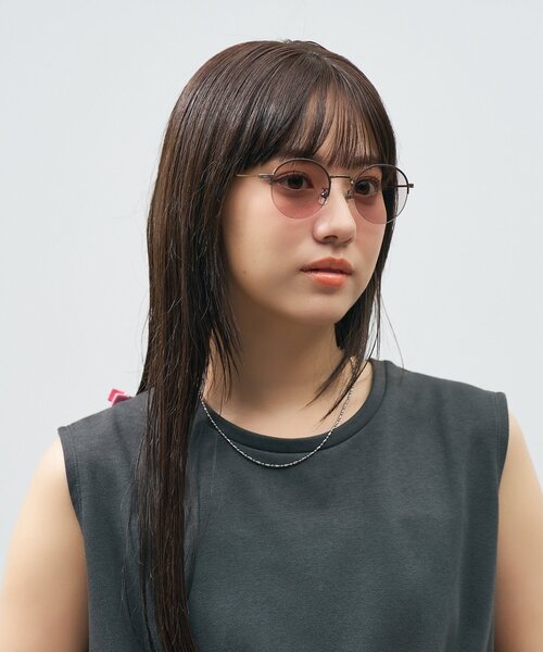 サングラス 「WEB限定」Zoff｜UNITED ARROWS オーバル型 調光 サングラス｜紫外線でレンズの色が変わる｜ユナイテッドアローズ｜チタン | UNITED ARROWS | 12