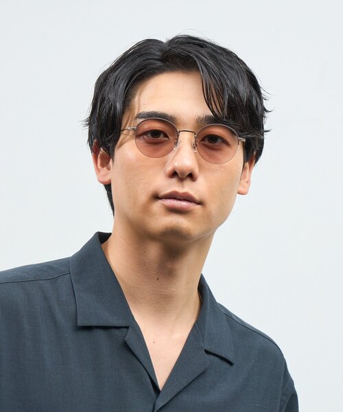 サングラス 「WEB限定」Zoff｜UNITED ARROWS オーバル型 調光 サングラス｜紫外線でレンズの色が変わる｜ユナイテッドアローズ｜チタン | UNITED ARROWS | 05