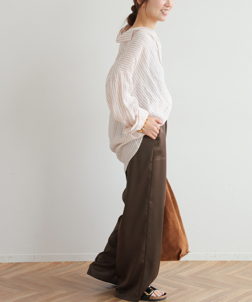 パンツ ヴィンテージサテンベイカーパンツ レディース | JOURNAL STANDARD relume | 04