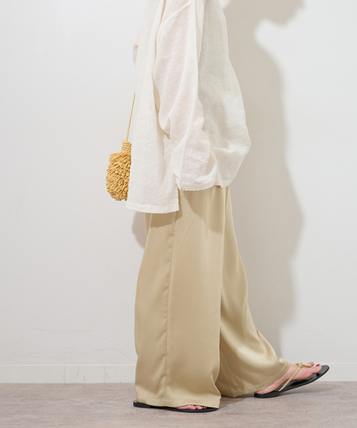 パンツ ヴィンテージサテンベイカーパンツ レディース | JOURNAL STANDARD relume | 21