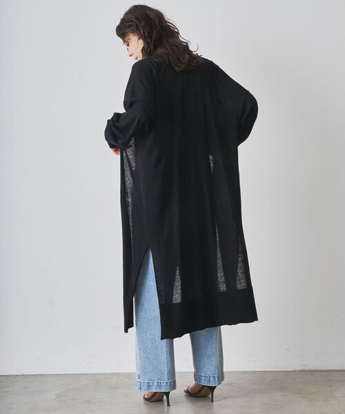 Whim Gazette（ウィム ガゼット） カーディガン リネンシルクロング