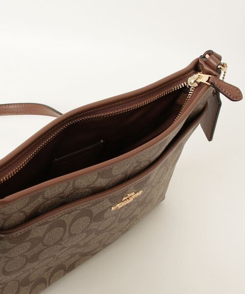【美品】COACH ショルダーバッグ ブラウン 大きめ COACH 「COACH」 ショルダーバッグ - ブラウン レディース