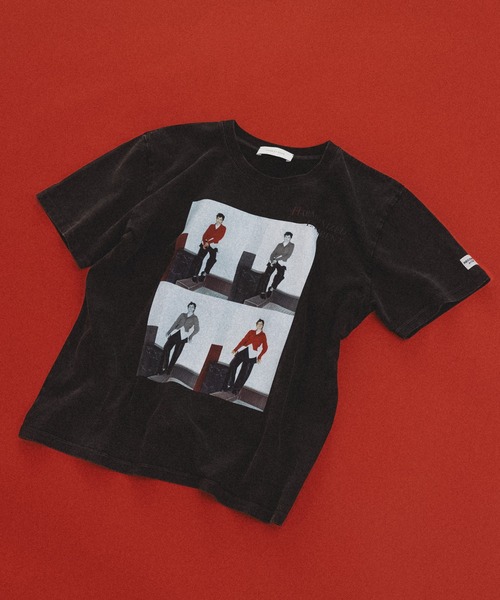 ADAM ET ROPE' tシャツ 「WEB限定」RECORDSガーメントダイT