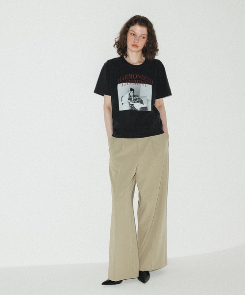 ADAM ET ROPE' tシャツ 「WEB限定」RECORDSガーメントダイT