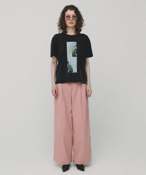ADAM ET ROPE' tシャツ 「WEB限定」RECORDSガーメントダイT