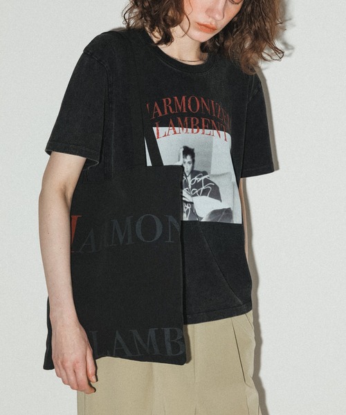 tシャツ 「WEB限定」RECORDSガーメントダイTシャツ レディース ADAM ET ROPE' tシャツ 「WEB限定」RECORDSガーメントダイT