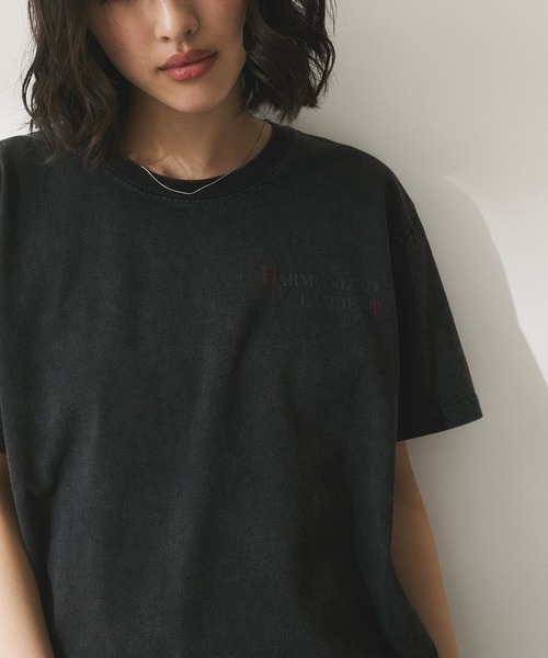 ADAM ET ROPE' tシャツ 「WEB限定」RECORDSガーメントダイT