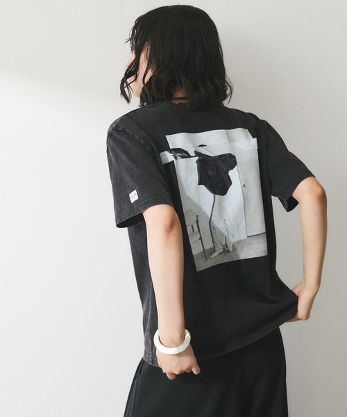 ADAM ET ROPE' tシャツ 「WEB限定」RECORDSガーメントダイT