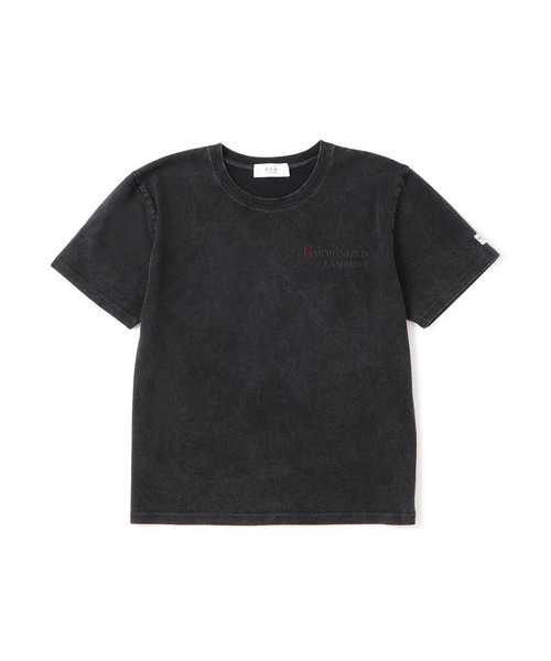 未使用タグ付　Adam et Rope'(アダムエロペ) ブラックTシャツ ADAM ET ROPE' tシャツ 「WEB限定」RECORDSガーメントダイT