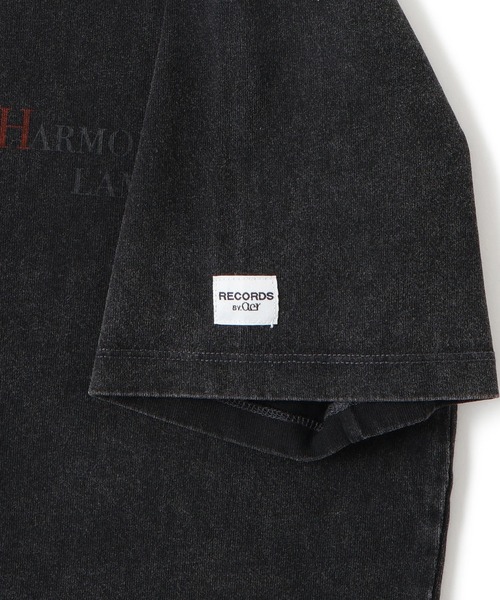 ADAM ET ROPE' tシャツ 「WEB限定」RECORDSガーメントダイT