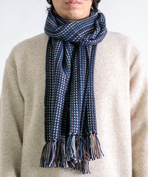 マフラー 「MUCROS WEAVERS」 ALPACA SCARF / アルパカストール メンズ