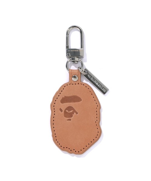 新品・未使用☆A BATHING APE レザー APEHEAD キーホルダー A BATHING APE キーホルダー HEAD LEATHER KEYCHAIN : ZOZOTOWN