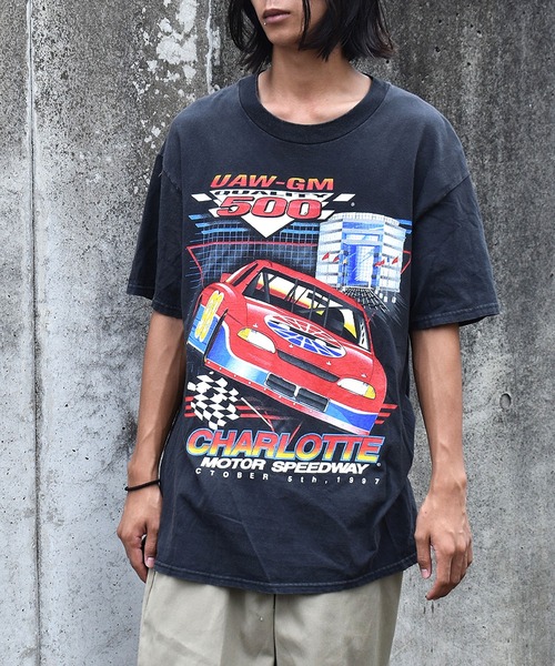 Hanes（ヘインズ） tシャツ 「USED」90's Charlotte Motor Speedway