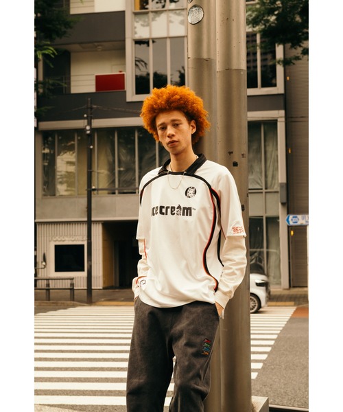 希少 ICECREAM ゲームシャツ サッカー NIGO BBC アイスクリーム ICECREAM（アイスクリーム） tシャツ GAME SHIRT メンズ レディース