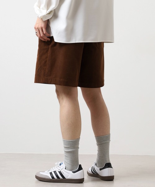 マルチサイズ パンツ コーデュロイワイドショーツ メンズ | FUNALIVE | 18