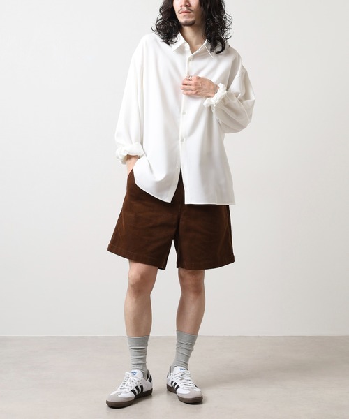 マルチサイズ パンツ コーデュロイワイドショーツ メンズ | FUNALIVE | 24