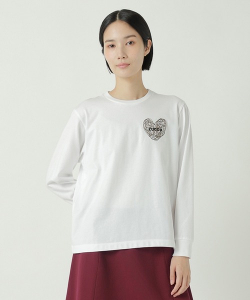 ZUCCa（ズッカ） tシャツ (S)ハートロゴT / Tシャツ レディース メンズ
