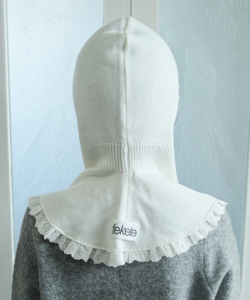 fekete リボン バラクラバ FEKETE（フェケテ）の「ribbon balaclava / リボンバラクラバ（ニット