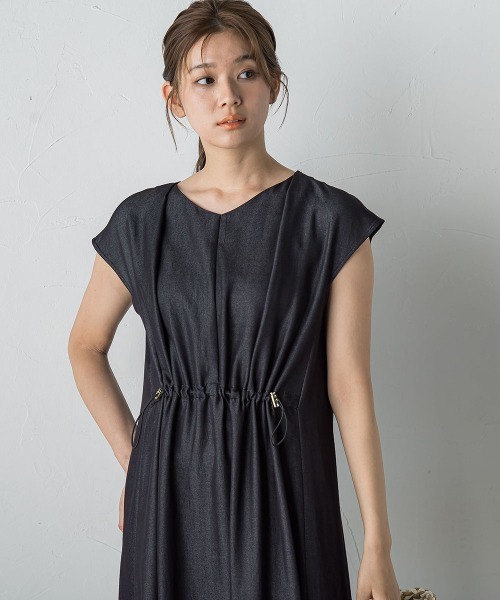 ドロワットロートレアモン（Droite lautreamont）/【WEB限定】R/Tデニムワンピース≪手洗い可能≫ Droite lautreamont（ドロワット・ロートレアモン） ワンピース 「WEB