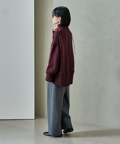 FREAK’S STORE フリークスストアータートルセーター FREAK'S STORE（フリークスストア）の「限定展開 カラーボーダー