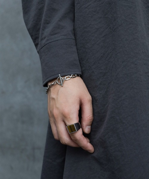 ARROWM 指輪 リング 印台ストーンリング メンズ レディース : ZOZOTOWN