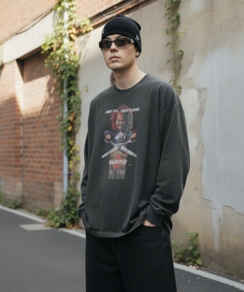 tシャツ UNIVERSAL ピグメントロングスリーブTシャツ レディース