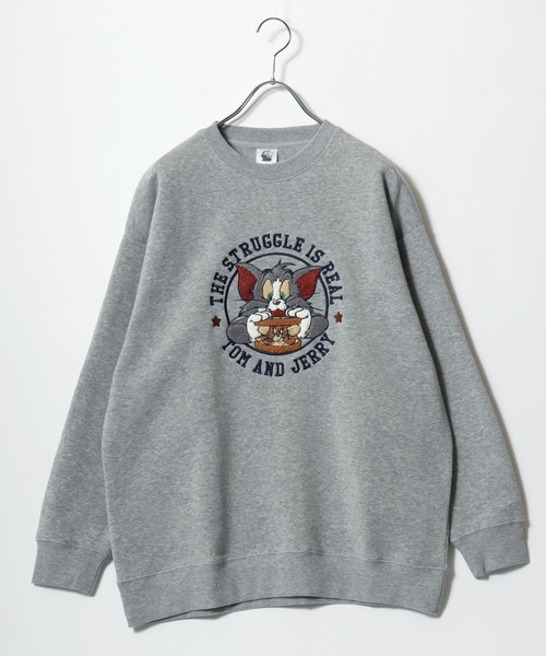 トレーナー スウェット 2025AW Tom and Jerry/トムとジェリー オーバー