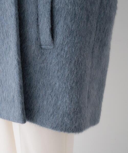 メ*ル様 【極美品】アンタイトル ピーコート　2 Pコート グレー　毛　日本製 中古・古着通販】UNTITLED (アンタイトル) ダブル Pコート グレー