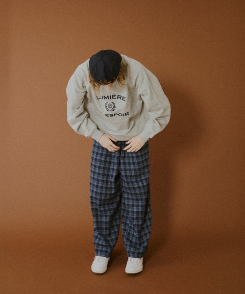 BROKEN BASE（ブロークンベース） スラックス Straight Check Pants