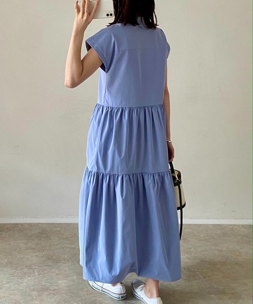 「Emma Taylor」 半袖ワンピース FREE ライトブルー レディース_画像8