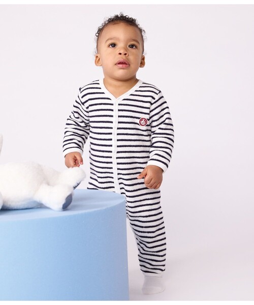 PETIT BATEAU（プチバトー） ベビー服 ロンパース 足なしロンパース