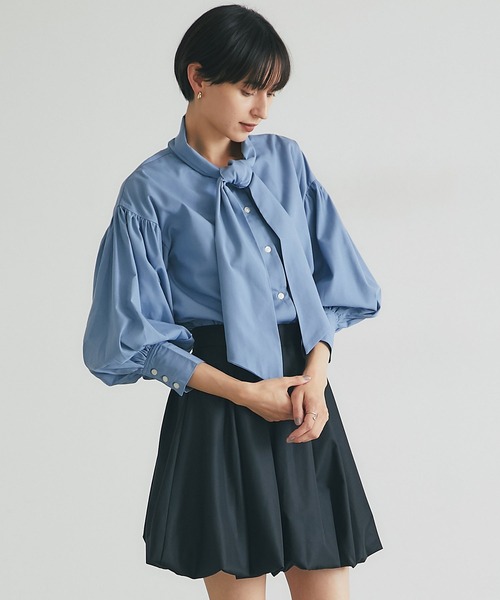 &. NOSTALGIA（ノスタルジア） ブラウス シャツ ボウタイブラウス